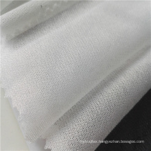 High 4-ways strength 100% polyester  Circular Knitted fusible Interlining fabric  with Double Dot PA Coating for sport apparel